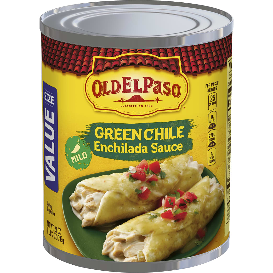 Green Chile Enchilada Sauce, 28 oz Sauces Old El Paso